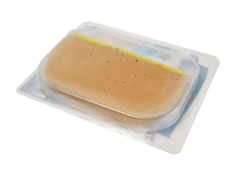 Tranche de pâté emballé