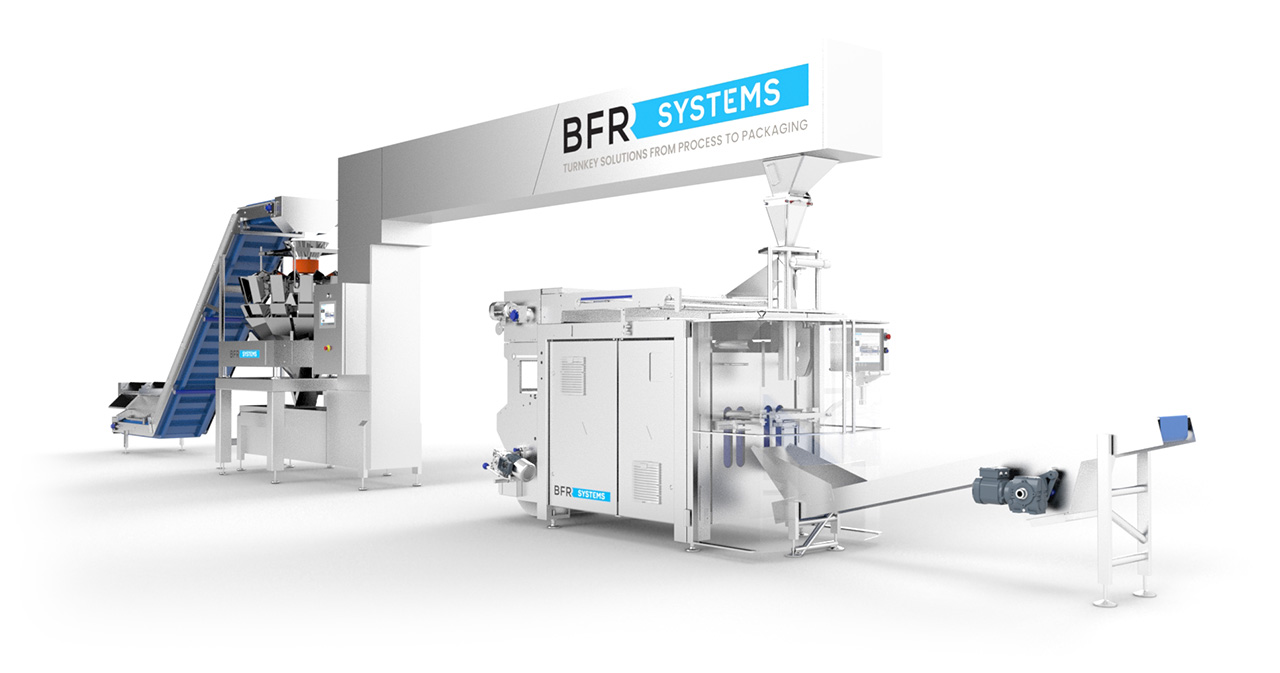 Ligne de conditionnement de biscuits